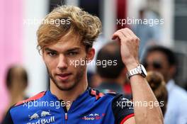 Pierre Gasly (FRA) Scuderia Toro Rosso. 22.07.2018. Formula 1 World Championship, Rd 11, German Grand Prix, Hockenheim, Germany, Race Day.