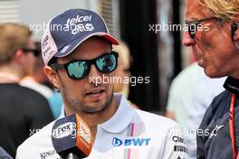 Sergio Perez (MEX) Sahara Force India F1. 22.07.2018. Formula 1 World Championship, Rd 11, German Grand Prix, Hockenheim, Germany, Race Day.