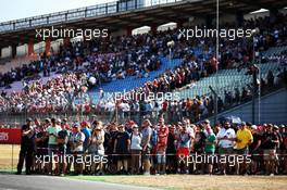 Circuit atmosphere - fans. 19.07.2018. Formula 1 World Championship, Rd 11, German Grand Prix, Hockenheim, Germany, Preparation Day.