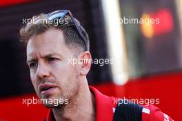 Sebastian Vettel (GER) Ferrari. 19.07.2018. Formula 1 World Championship, Rd 11, German Grand Prix, Hockenheim, Germany, Preparation Day.
