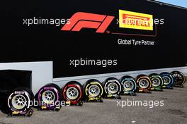 Pirelli show tyres. 19.07.2018. Formula 1 World Championship, Rd 11, German Grand Prix, Hockenheim, Germany, Preparation Day.