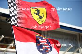 Ferrari flag. 19.07.2018. Formula 1 World Championship, Rd 11, German Grand Prix, Hockenheim, Germany, Preparation Day.