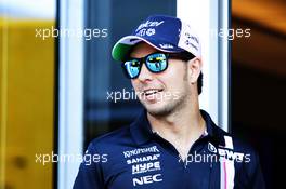 Sergio Perez (MEX) Sahara Force India F1. 19.07.2018. Formula 1 World Championship, Rd 11, German Grand Prix, Hockenheim, Germany, Preparation Day.