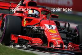 Sebastian Vettel (GER) Scuderia Ferrari  20.07.2018. Formula 1 World Championship, Rd 11, German Grand Prix, Hockenheim, Germany, Practice Day.
