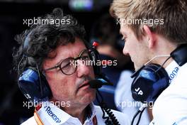 Luca Baldisserri (ITA) Williams Race Engineer. 20.07.2018. Formula 1 World Championship, Rd 11, German Grand Prix, Hockenheim, Germany, Practice Day.