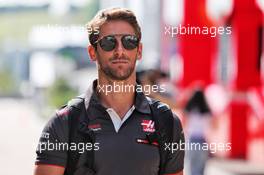 Romain Grosjean (FRA) Haas F1 Team. 20.07.2018. Formula 1 World Championship, Rd 11, German Grand Prix, Hockenheim, Germany, Practice Day.