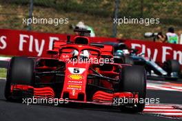 Sebastian Vettel (GER) Ferrari SF71H. 20.07.2018. Formula 1 World Championship, Rd 11, German Grand Prix, Hockenheim, Germany, Practice Day.