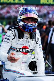 Sergey Sirotkin (RUS) Williams FW41 on the grid. 29.07.2018. Formula 1 World Championship, Rd 12, Hungarian Grand Prix, Budapest, Hungary, Race Day.