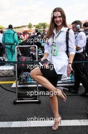 Barbara Palvin (HUN) Model, on the grid. 29.07.2018. Formula 1 World Championship, Rd 12, Hungarian Grand Prix, Budapest, Hungary, Race Day.
