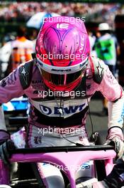 Esteban Ocon (FRA) Sahara Force India F1 VJM11 on the grid. 29.07.2018. Formula 1 World Championship, Rd 12, Hungarian Grand Prix, Budapest, Hungary, Race Day.