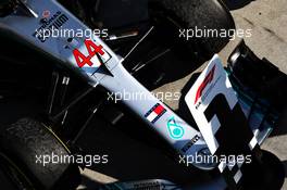 The Mercedes AMG F1 W09 of race winner Lewis Hamilton (GBR) Mercedes AMG F1 in parc ferme. 29.07.2018. Formula 1 World Championship, Rd 12, Hungarian Grand Prix, Budapest, Hungary, Race Day.