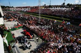 Race winner Lewis Hamilton (GBR) Mercedes AMG F1 celebrates on the podium. 29.07.2018. Formula 1 World Championship, Rd 12, Hungarian Grand Prix, Budapest, Hungary, Race Day.