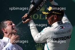 Lewis Hamilton (GBR) Mercedes AMG F1   29.07.2018. Formula 1 World Championship, Rd 12, Hungarian Grand Prix, Budapest, Hungary, Race Day.