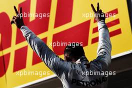 Race winner Lewis Hamilton (GBR) Mercedes AMG F1 celebrates in parc ferme. 29.07.2018. Formula 1 World Championship, Rd 12, Hungarian Grand Prix, Budapest, Hungary, Race Day.