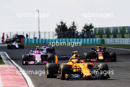 Stoffel Vandoorne (BEL) McLaren MCL33. 29.07.2018. Formula 1 World Championship, Rd 12, Hungarian Grand Prix, Budapest, Hungary, Race Day.