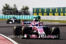 Sergio Perez (MEX) Sahara Force India F1 VJM11. 29.07.2018. Formula 1 World Championship, Rd 12, Hungarian Grand Prix, Budapest, Hungary, Race Day.