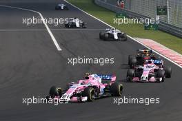 Esteban Ocon (FRA) Force India F1  29.07.2018. Formula 1 World Championship, Rd 12, Hungarian Grand Prix, Budapest, Hungary, Race Day.