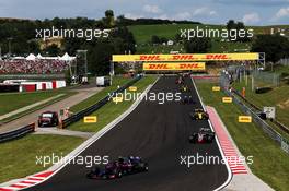 Pierre Gasly (FRA) Scuderia Toro Rosso STR13. 29.07.2018. Formula 1 World Championship, Rd 12, Hungarian Grand Prix, Budapest, Hungary, Race Day.