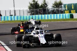 Lance Stroll (CDN) Williams FW41. 29.07.2018. Formula 1 World Championship, Rd 12, Hungarian Grand Prix, Budapest, Hungary, Race Day.