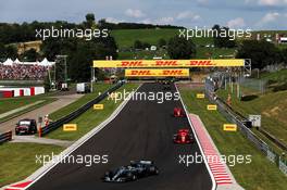 Valtteri Bottas (FIN) Mercedes AMG F1 W09. 29.07.2018. Formula 1 World Championship, Rd 12, Hungarian Grand Prix, Budapest, Hungary, Race Day.