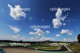 Esteban Ocon (FRA) Sahara Force India F1 VJM11 and Sergio Perez (MEX) Sahara Force India F1 VJM11. 29.07.2018. Formula 1 World Championship, Rd 12, Hungarian Grand Prix, Budapest, Hungary, Race Day.