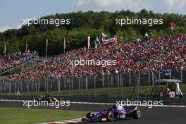 Brendon Hartley (NZ) Scuderia Toro Rosso  29.07.2018. Formula 1 World Championship, Rd 12, Hungarian Grand Prix, Budapest, Hungary, Race Day.