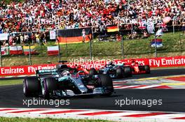 Lewis Hamilton (GBR) Mercedes AMG F1 W09. 29.07.2018. Formula 1 World Championship, Rd 12, Hungarian Grand Prix, Budapest, Hungary, Race Day.