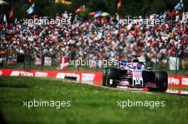 Sergio Perez (MEX) Sahara Force India F1 VJM11. 29.07.2018. Formula 1 World Championship, Rd 12, Hungarian Grand Prix, Budapest, Hungary, Race Day.