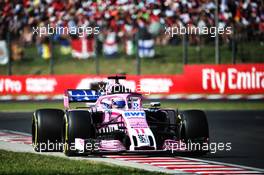 Sergio Perez (MEX) Sahara Force India F1 VJM11. 29.07.2018. Formula 1 World Championship, Rd 12, Hungarian Grand Prix, Budapest, Hungary, Race Day.