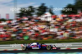 Pierre Gasly (FRA) Scuderia Toro Rosso STR13. 29.07.2018. Formula 1 World Championship, Rd 12, Hungarian Grand Prix, Budapest, Hungary, Race Day.