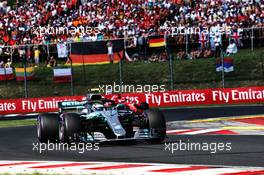 Valtteri Bottas (FIN) Mercedes AMG F1 W09. 29.07.2018. Formula 1 World Championship, Rd 12, Hungarian Grand Prix, Budapest, Hungary, Race Day.