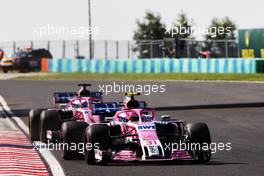 Esteban Ocon (FRA) Sahara Force India F1 VJM11. 29.07.2018. Formula 1 World Championship, Rd 12, Hungarian Grand Prix, Budapest, Hungary, Race Day.