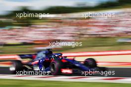 Brendon Hartley (NZL) Scuderia Toro Rosso STR13. 29.07.2018. Formula 1 World Championship, Rd 12, Hungarian Grand Prix, Budapest, Hungary, Race Day.