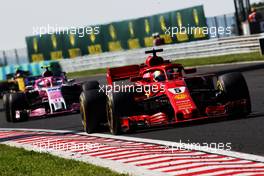 Sebastian Vettel (GER) Ferrari SF71H. 29.07.2018. Formula 1 World Championship, Rd 12, Hungarian Grand Prix, Budapest, Hungary, Race Day.