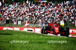 Kimi Raikkonen (FIN) Ferrari SF71H. 29.07.2018. Formula 1 World Championship, Rd 12, Hungarian Grand Prix, Budapest, Hungary, Race Day.