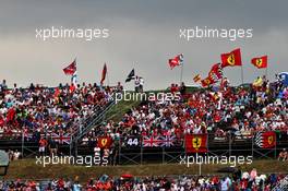 Fans in the grandstand. 28.07.2018. Formula 1 World Championship, Rd 12, Hungarian Grand Prix, Budapest, Hungary, Qualifying Day.