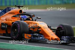 Fernando Alonso (ESP) McLaren F1  28.07.2018. Formula 1 World Championship, Rd 12, Hungarian Grand Prix, Budapest, Hungary, Qualifying Day.