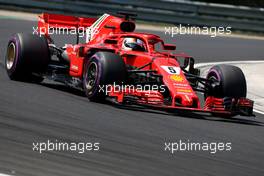 Sebastian Vettel (GER) Scuderia Ferrari  28.07.2018. Formula 1 World Championship, Rd 12, Hungarian Grand Prix, Budapest, Hungary, Qualifying Day.