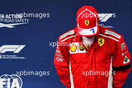 Kimi Raikkonen (FIN) Ferrari in qualifying parc ferme. 28.07.2018. Formula 1 World Championship, Rd 12, Hungarian Grand Prix, Budapest, Hungary, Qualifying Day.