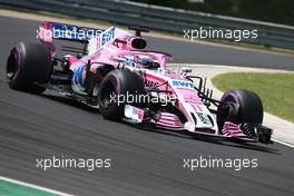 Sergio Perez (MEX) Sahara Force India F1   28.07.2018. Formula 1 World Championship, Rd 12, Hungarian Grand Prix, Budapest, Hungary, Qualifying Day.
