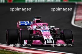 Sergio Perez (MEX) Sahara Force India F1 VJM11. 28.07.2018. Formula 1 World Championship, Rd 12, Hungarian Grand Prix, Budapest, Hungary, Qualifying Day.