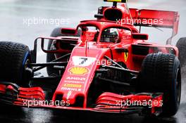 Kimi Raikkonen (FIN) Ferrari SF71H. 28.07.2018. Formula 1 World Championship, Rd 12, Hungarian Grand Prix, Budapest, Hungary, Qualifying Day.