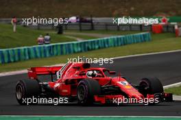 Sebastian Vettel (GER) Ferrari SF71H. 28.07.2018. Formula 1 World Championship, Rd 12, Hungarian Grand Prix, Budapest, Hungary, Qualifying Day.