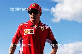 Kimi Raikkonen (FIN) Ferrari. 26.07.2018. Formula 1 World Championship, Rd 12, Hungarian Grand Prix, Budapest, Hungary, Preparation Day.
