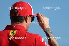 Kimi Raikkonen (FIN) Scuderia Ferrari  26.07.2018. Formula 1 World Championship, Rd 12, Hungarian Grand Prix, Budapest, Hungary, Preparation Day.