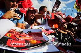 Ferrari fans in the pits. 26.07.2018. Formula 1 World Championship, Rd 12, Hungarian Grand Prix, Budapest, Hungary, Preparation Day.