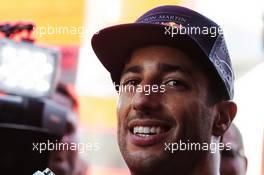 Daniel Ricciardo (AUS) Red Bull Racing with the media. 31.07.2018. Formula 1 Testing, Budapest, Hungary.