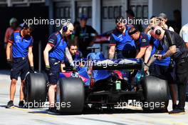 Sean Gelael (IDN) Scuderia Toro Rosso STR13 Test Driver. 31.07.2018. Formula 1 Testing, Budapest, Hungary.