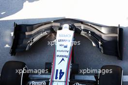 Williams FW41 front wing. 31.07.2018. Formula 1 Testing, Budapest, Hungary.