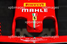 Ferrari SF71H nosecone. 31.07.2018. Formula 1 Testing, Budapest, Hungary.